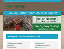 Tablet Screenshot of bellefourchelivestock.com